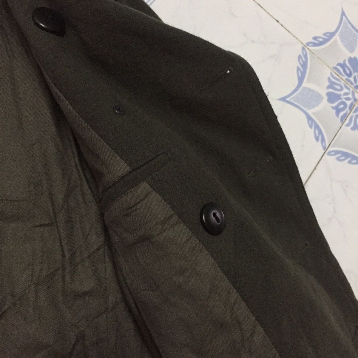 Nigel Cabourn RARE Vtg 90s Nigel Cabourn Wool & Nylon Military Style Coat Size US S / EU 44-46 / 1 - 14 Thumbnail