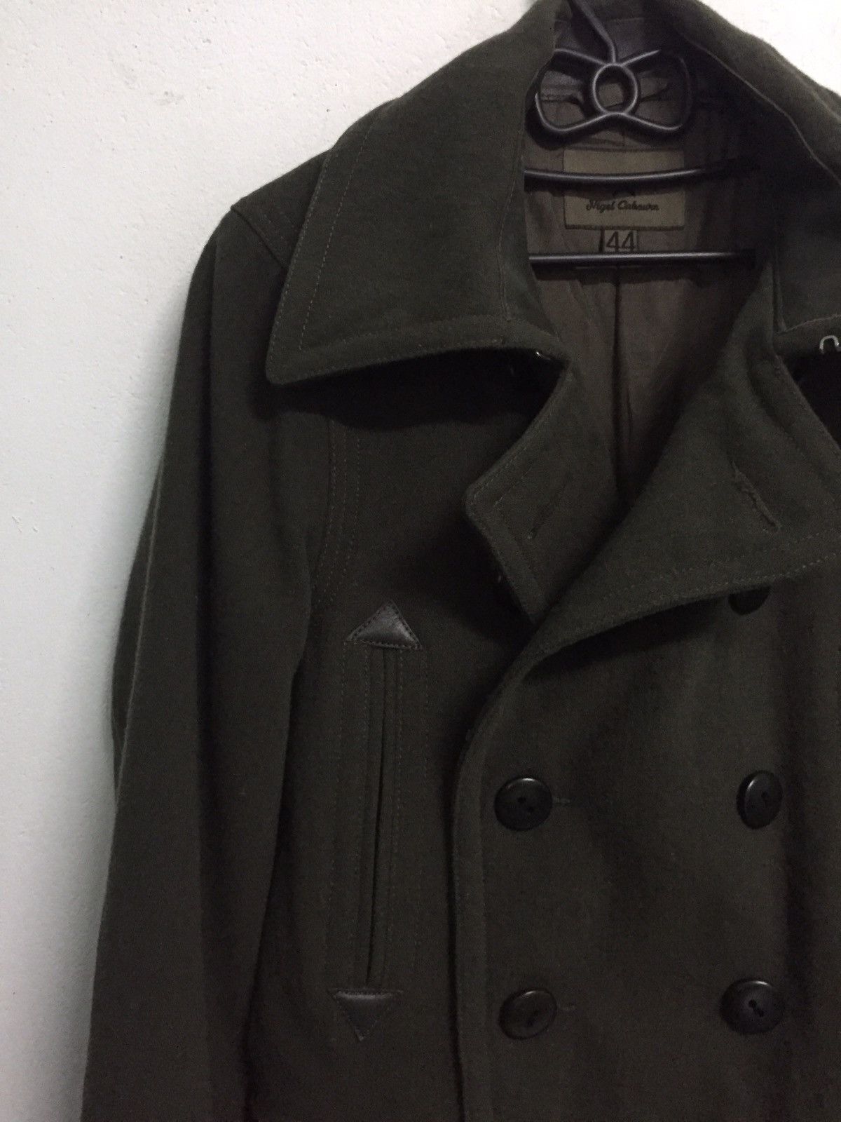 Nigel Cabourn RARE Vtg 90s Nigel Cabourn Wool & Nylon Military Style Coat Size US S / EU 44-46 / 1 - 4 Thumbnail