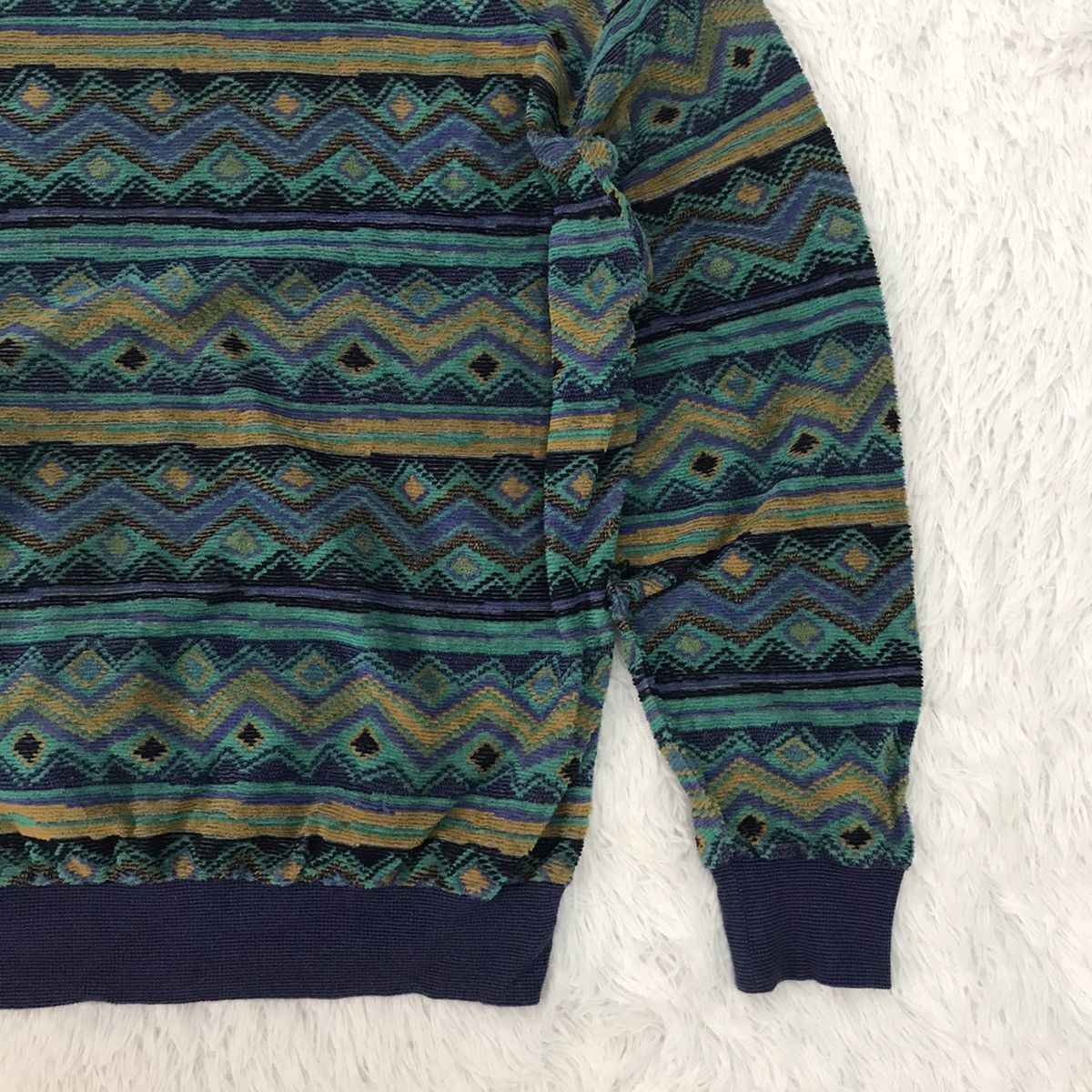 Missoni Missoni sport cozy print navajo sweater made in Italy Size US S / EU 44-46 / 1 - 9 Thumbnail