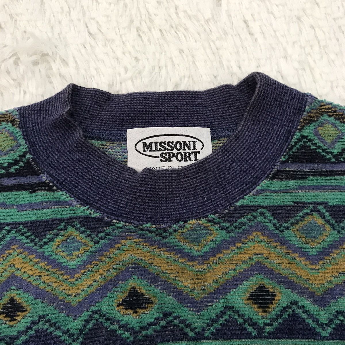 Missoni Missoni sport cozy print navajo sweater made in Italy Size US S / EU 44-46 / 1 - 12 Thumbnail