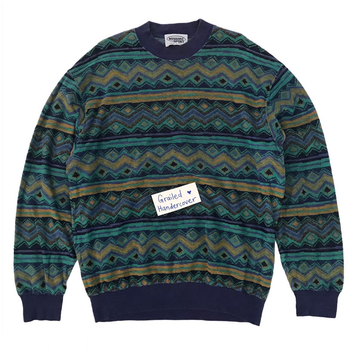 Missoni Missoni sport cozy print navajo sweater made in Italy Size US S / EU 44-46 / 1 - 1 Thumbnail