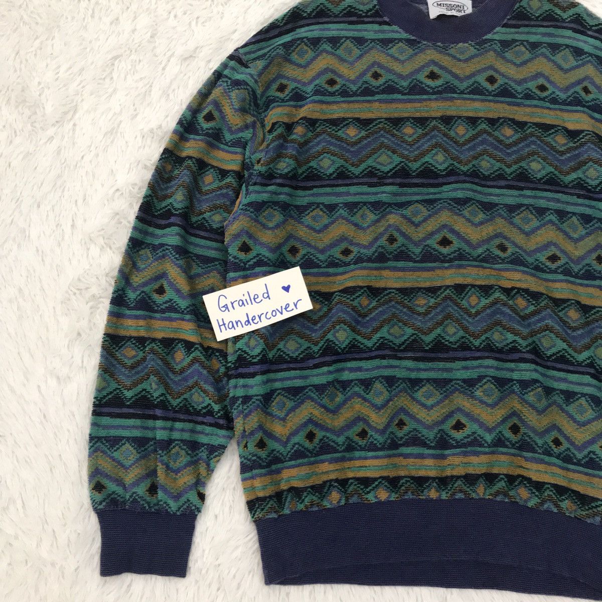 Missoni Missoni sport cozy print navajo sweater made in Italy Size US S / EU 44-46 / 1 - 4 Thumbnail