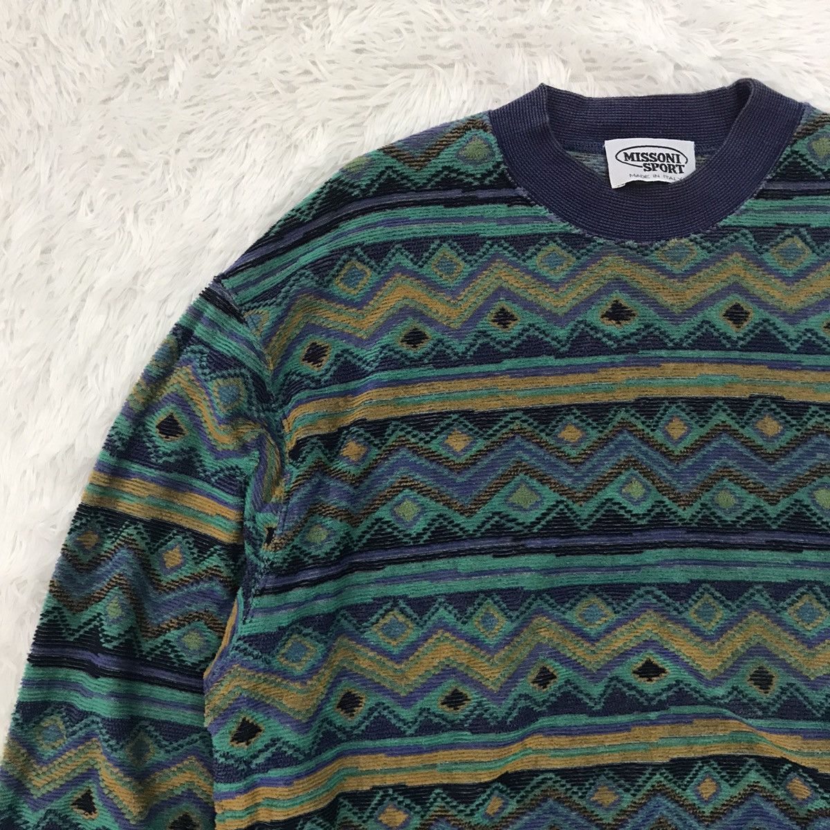 Missoni Missoni sport cozy print navajo sweater made in Italy Size US S / EU 44-46 / 1 - 7 Thumbnail