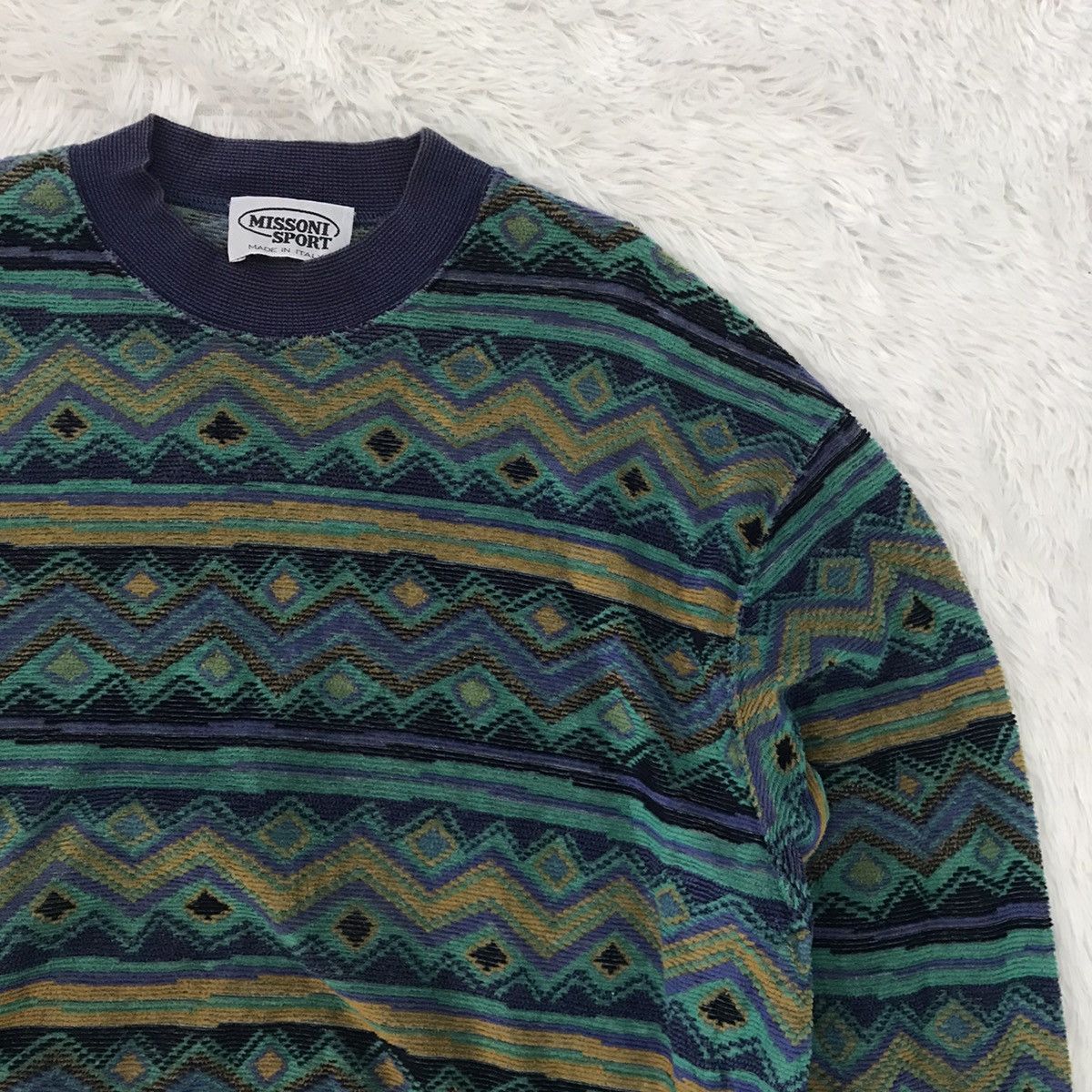 Missoni Missoni sport cozy print navajo sweater made in Italy Size US S / EU 44-46 / 1 - 6 Thumbnail