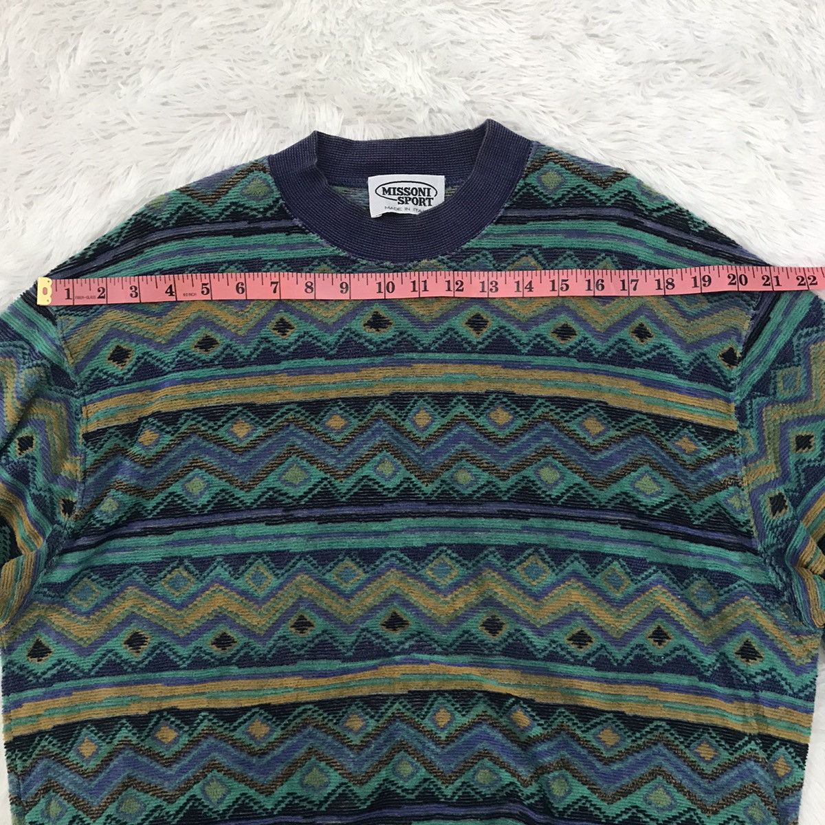 Missoni Missoni sport cozy print navajo sweater made in Italy Size US S / EU 44-46 / 1 - 18 Thumbnail