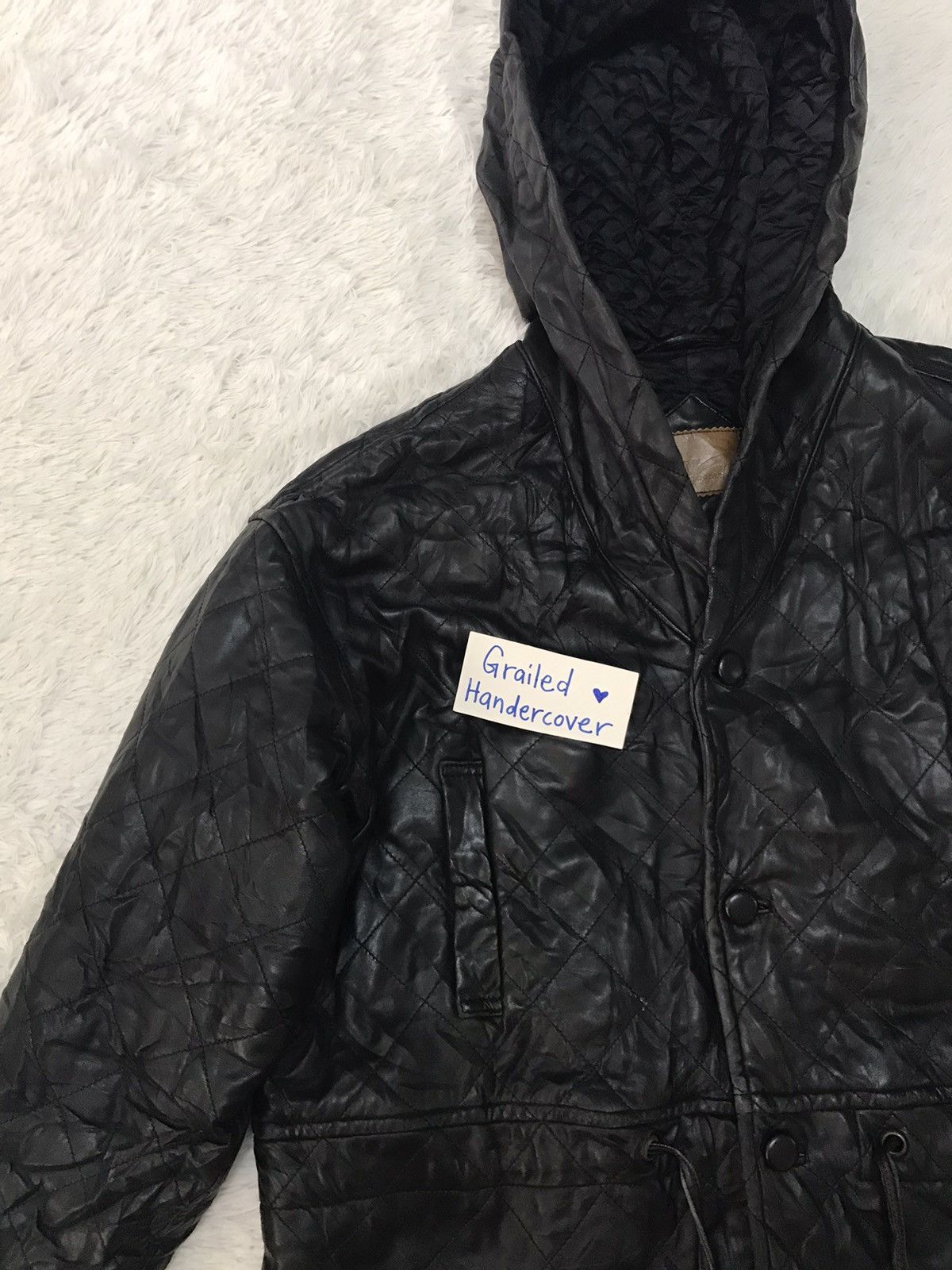 Hai Sporting Gear Hai Sporting Gear Issey Miyake Leather Jacket Hooded Size US M / EU 48-50 / 2 - 3 Thumbnail