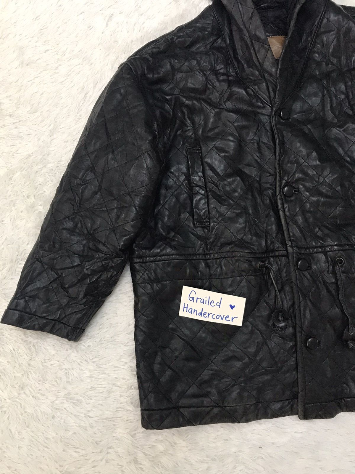 Hai Sporting Gear Hai Sporting Gear Issey Miyake Leather Jacket Hooded Size US M / EU 48-50 / 2 - 6 Thumbnail