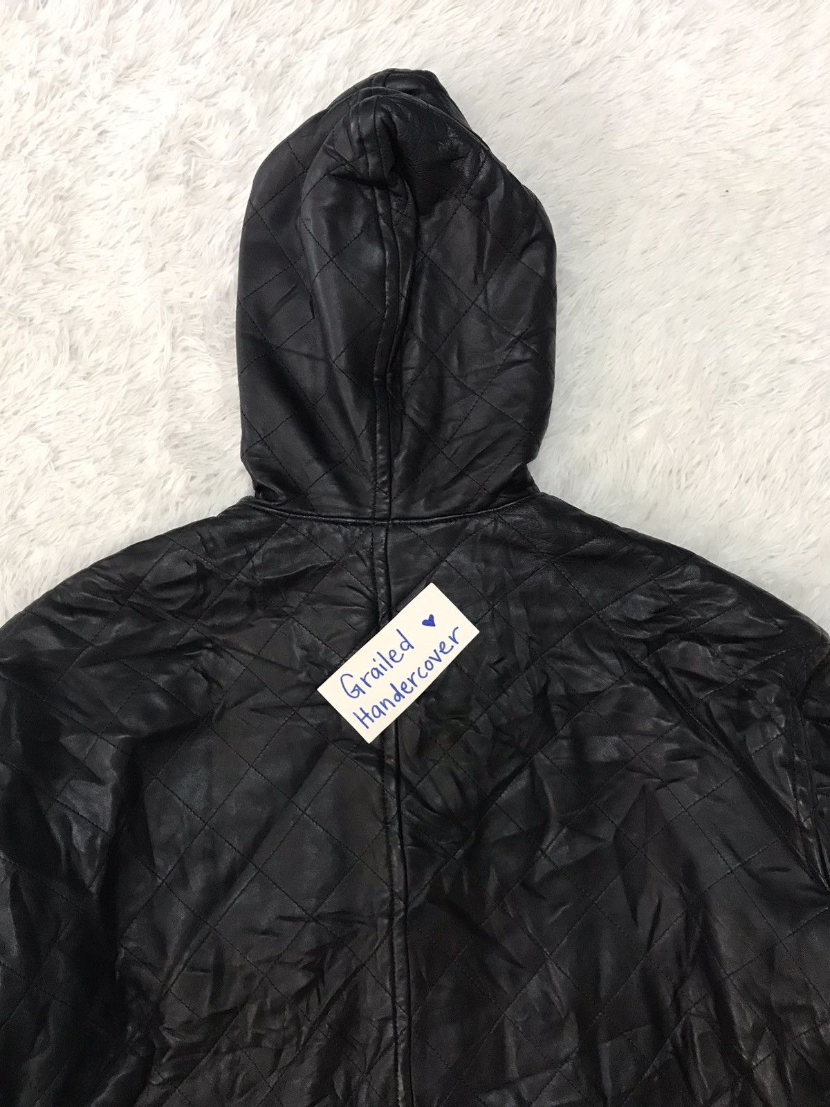Hai Sporting Gear Hai Sporting Gear Issey Miyake Leather Jacket Hooded Size US M / EU 48-50 / 2 - 10 Thumbnail