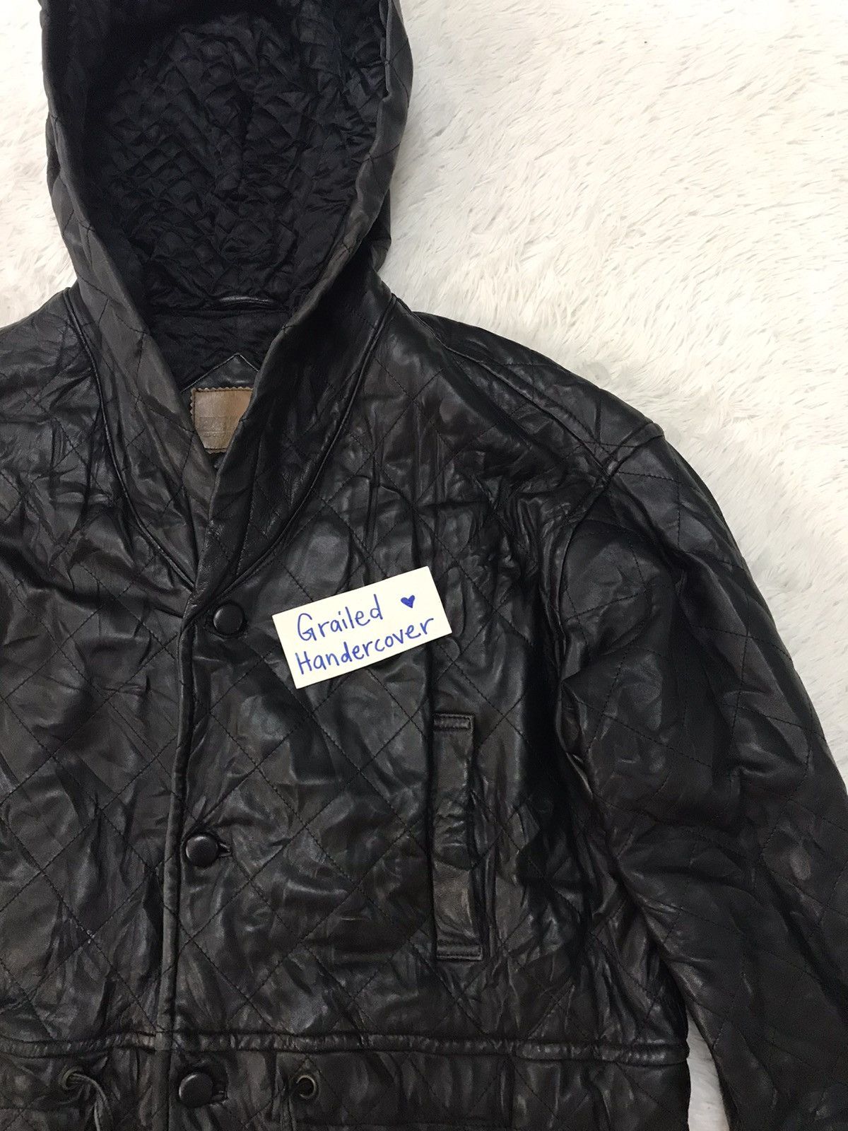 Hai Sporting Gear Hai Sporting Gear Issey Miyake Leather Jacket Hooded Size US M / EU 48-50 / 2 - 4 Thumbnail