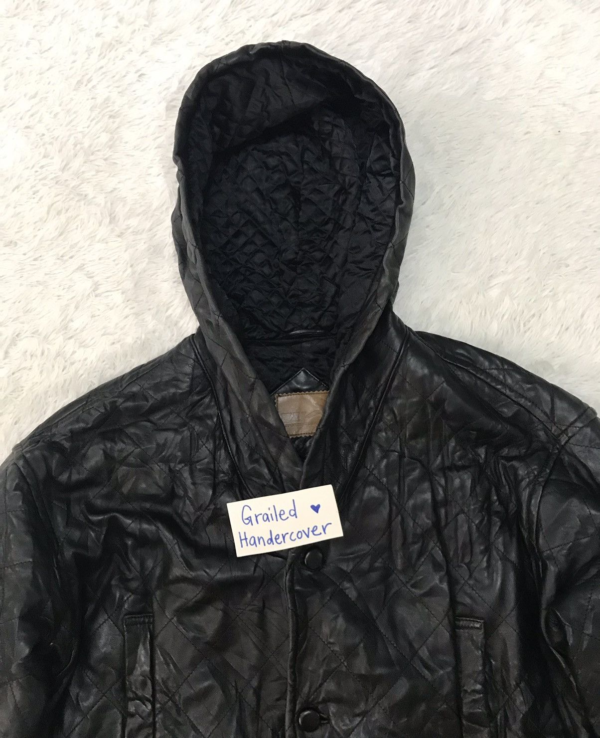 Hai Sporting Gear Hai Sporting Gear Issey Miyake Leather Jacket Hooded Size US M / EU 48-50 / 2 - 7 Thumbnail
