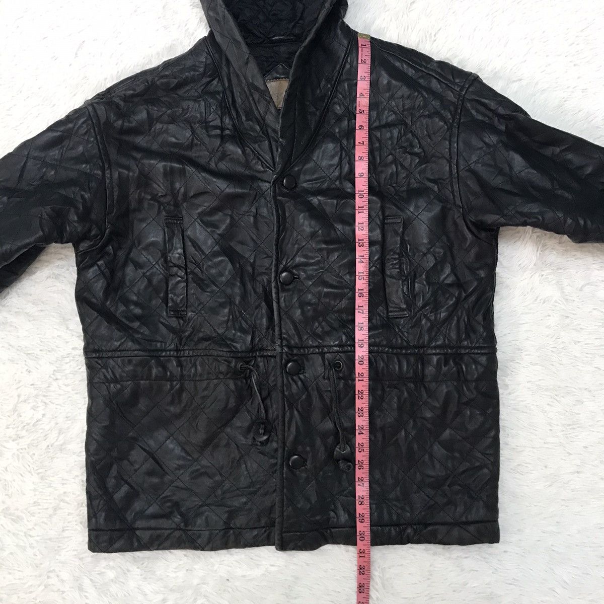 Hai Sporting Gear Hai Sporting Gear Issey Miyake Leather Jacket Hooded Size US M / EU 48-50 / 2 - 19 Thumbnail