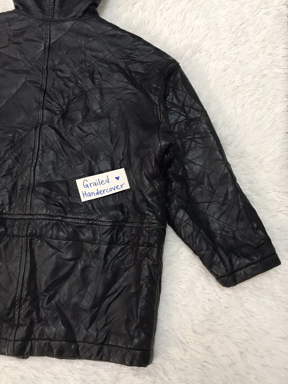 Hai Sporting Gear Hai Sporting Gear Issey Miyake Leather Jacket Hooded Size US M / EU 48-50 / 2 - 8 Thumbnail