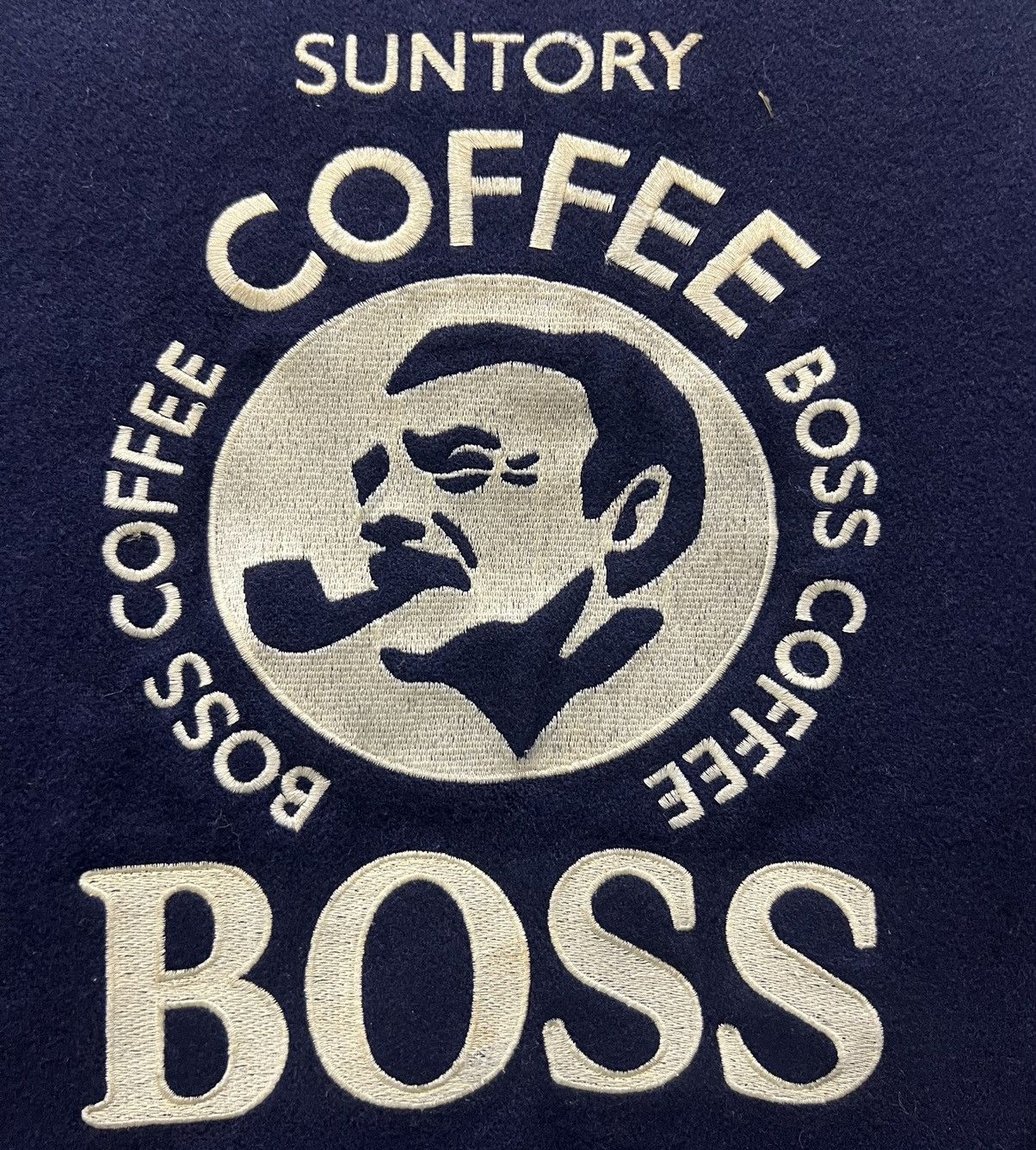 Japanese Brand × Vintage VINTAGE SUNTORY COFFE BOSS ORIGINAL DEDIGN VARSITY JACKET Size US XL / EU 56 / 4 - 5 Thumbnail