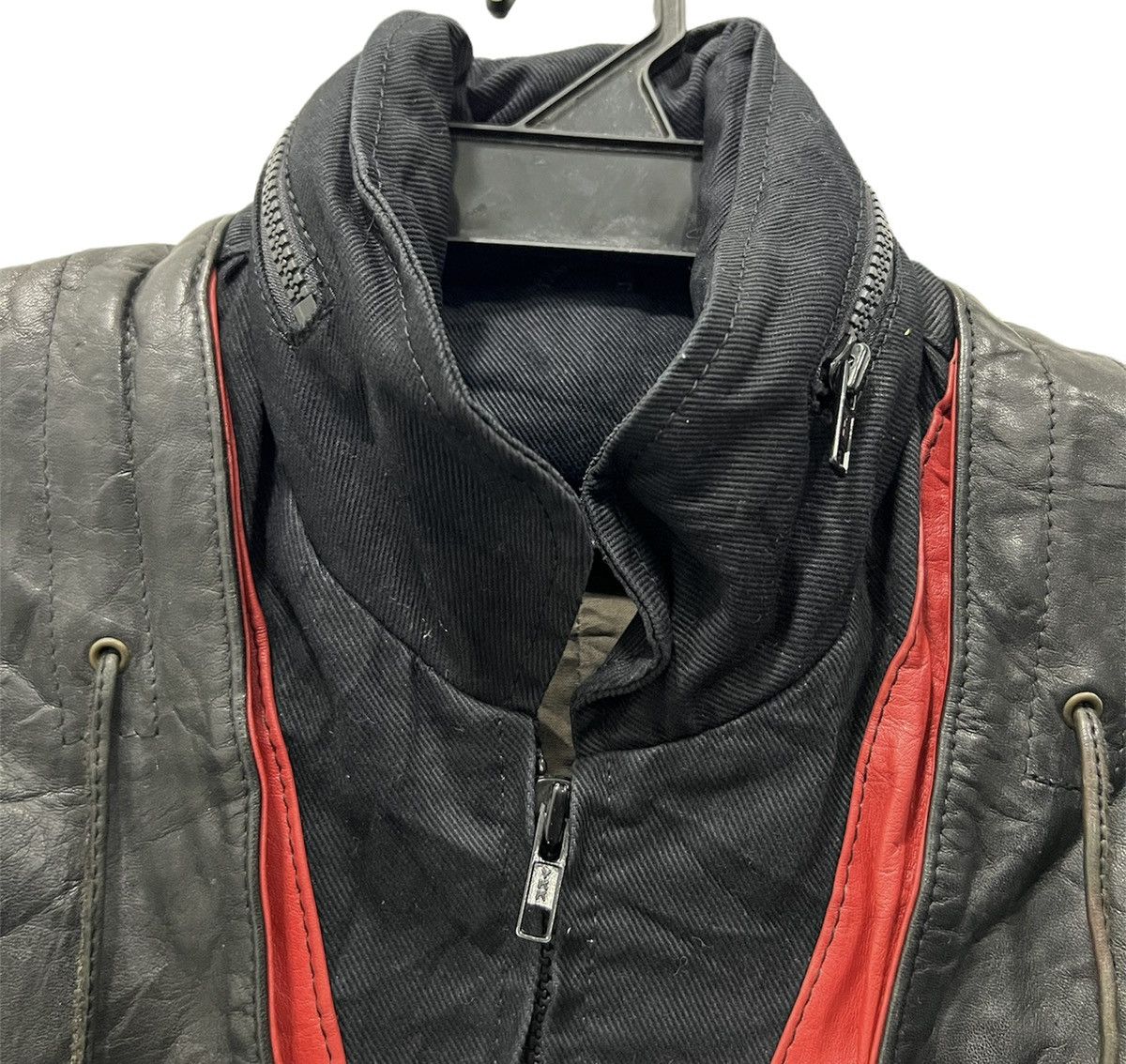 Genuine Leather VINTAGE LATHER JAPANESE BRAND JACKET Size US L / EU 52-54 / 3 - 3 Thumbnail