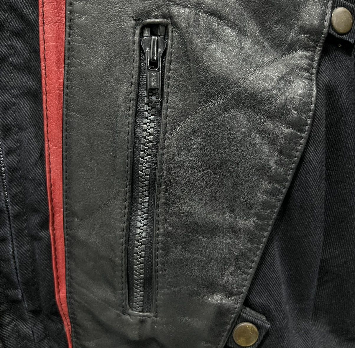Genuine Leather VINTAGE LATHER JAPANESE BRAND JACKET Size US L / EU 52-54 / 3 - 5 Thumbnail
