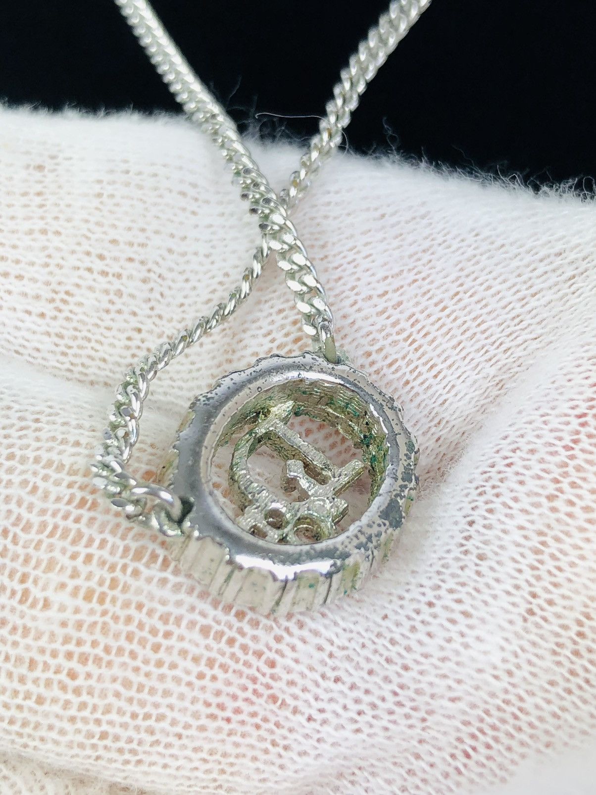 Dior Dior encrusted logo necklace Size ONE SIZE - 3 Thumbnail
