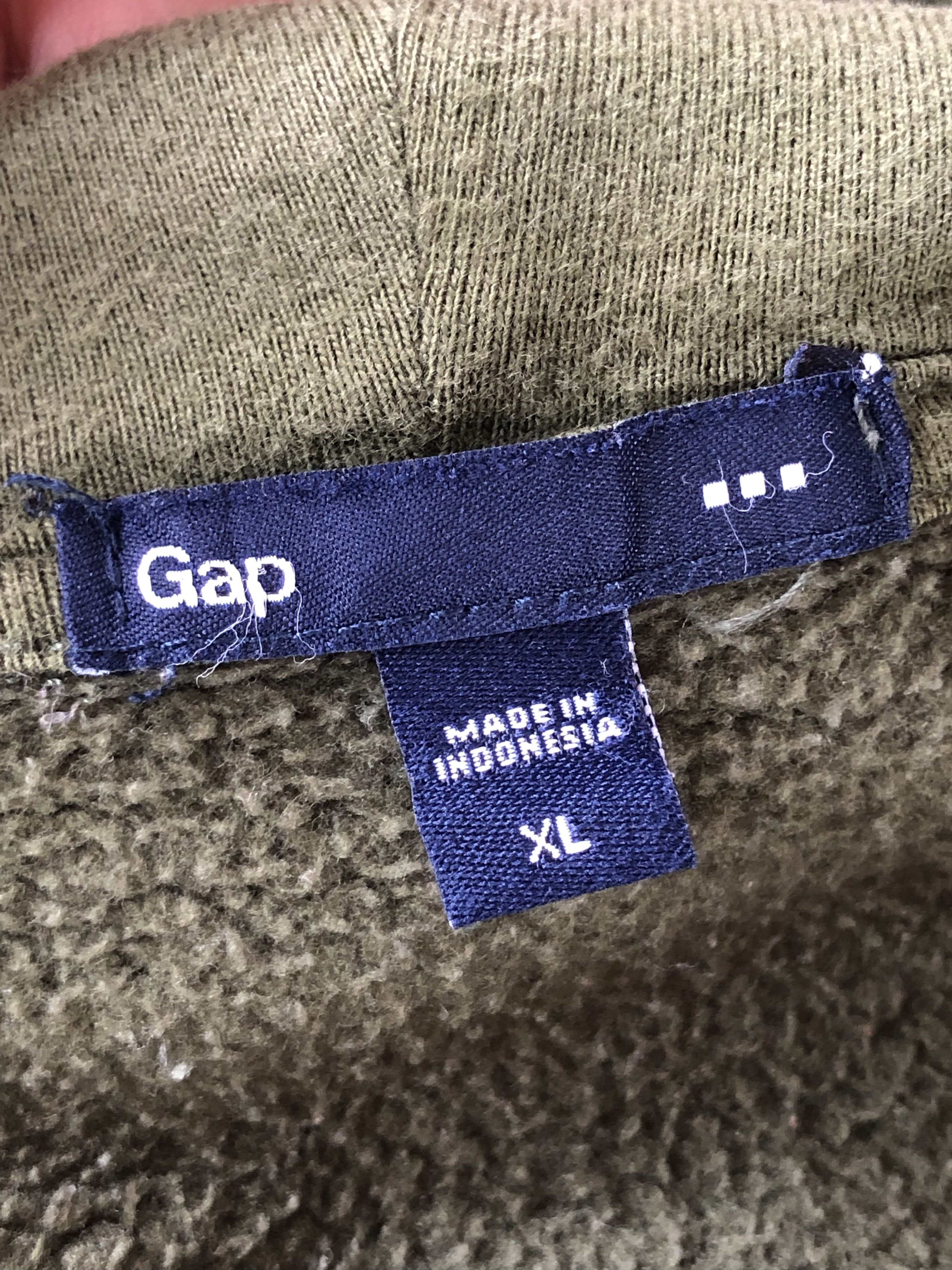 Gap × Vintage VINTAGE GAP BIG LOGO ZIPPER HOODIE Size US L / EU 52-54 / 3 - 5 Thumbnail