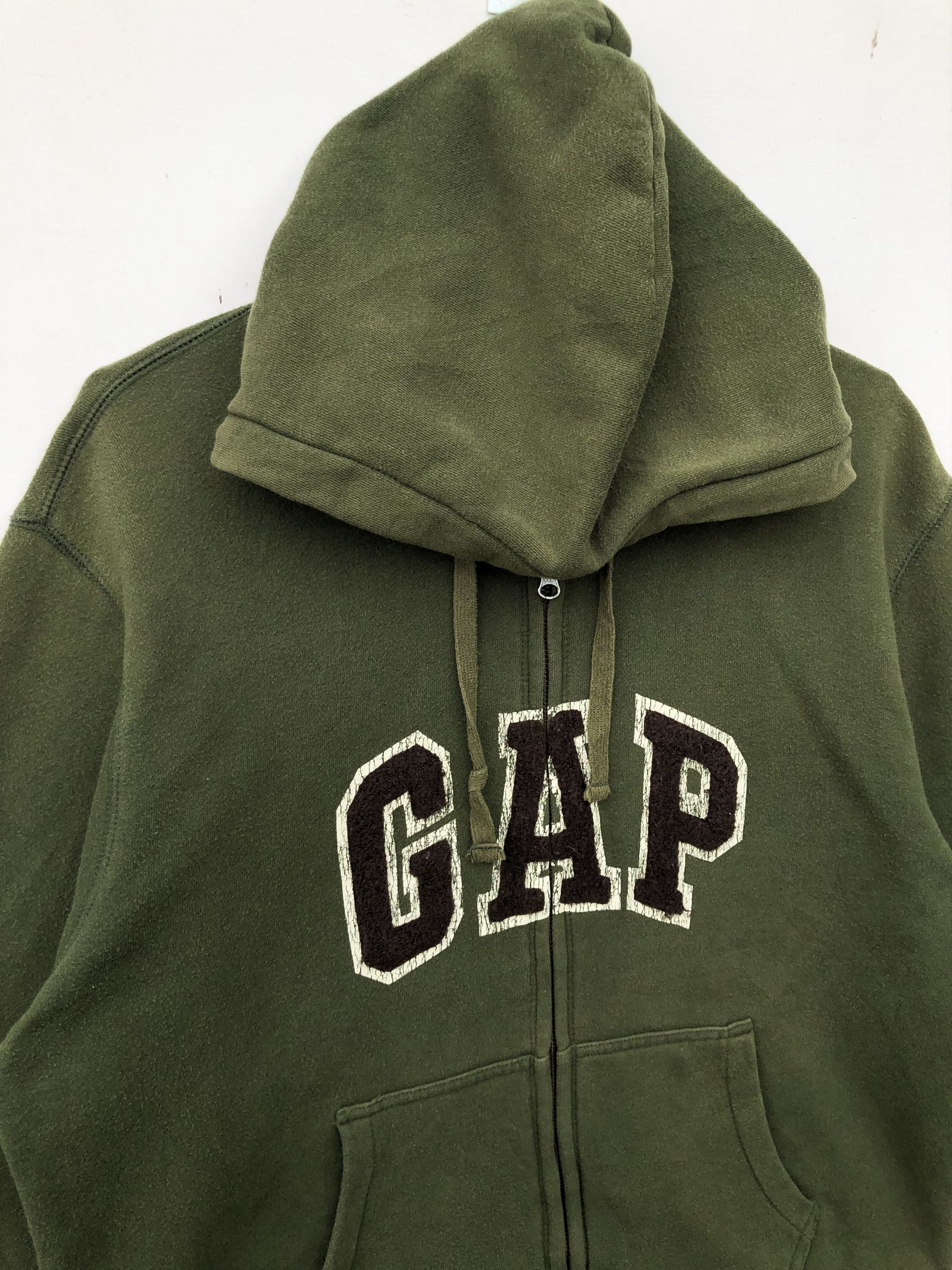 Gap × Vintage VINTAGE GAP BIG LOGO ZIPPER HOODIE Size US L / EU 52-54 / 3 - 4 Thumbnail