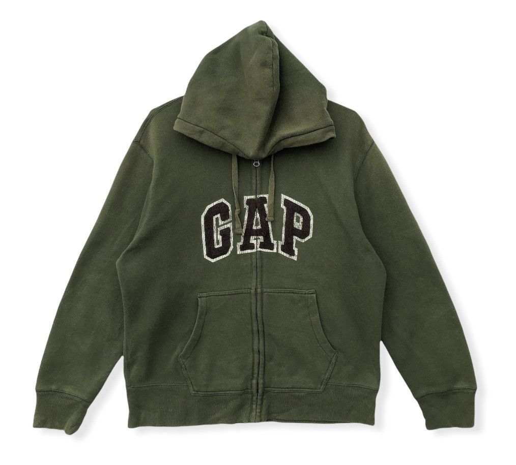 Gap × Vintage VINTAGE GAP BIG LOGO ZIPPER HOODIE Size US L / EU 52-54 / 3 - 1 Thumbnail