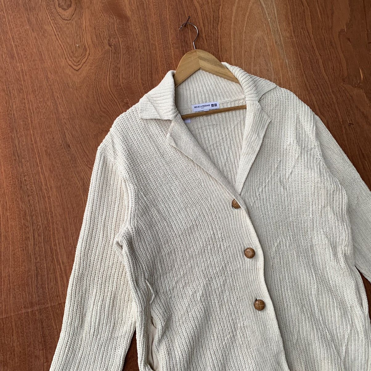 Designer × Japanese Brand × Uniqlo 🔥Rare ines de la fressange paris cardigan jacket Size L / US 10 / IT 46 - 3 Thumbnail