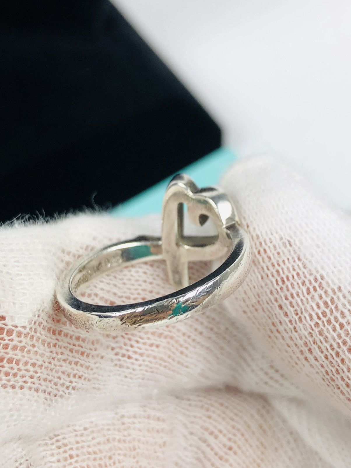 Tiffany & Co. Tiffany .925 silver heart ring size 8 Size ONE SIZE - 5 Thumbnail