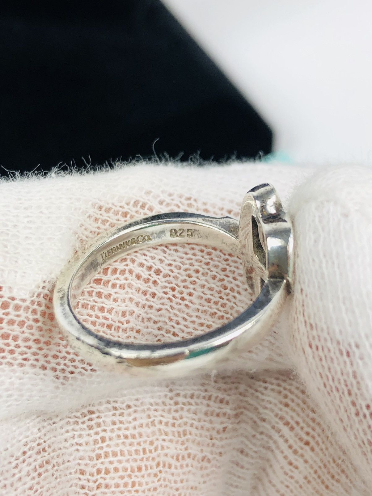 Tiffany & Co. Tiffany .925 silver heart ring size 8 Size ONE SIZE - 4 Thumbnail