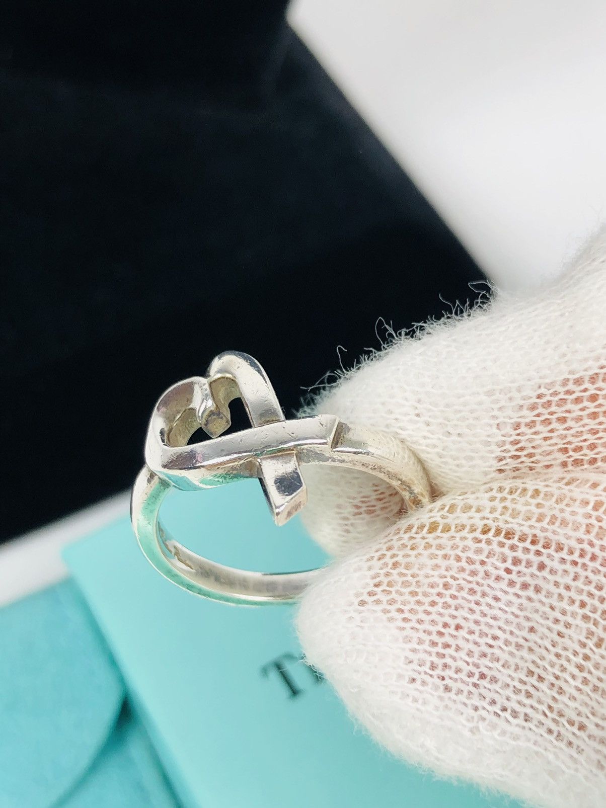 Tiffany & Co. Tiffany .925 silver heart ring size 8 Size ONE SIZE - 2 Thumbnail