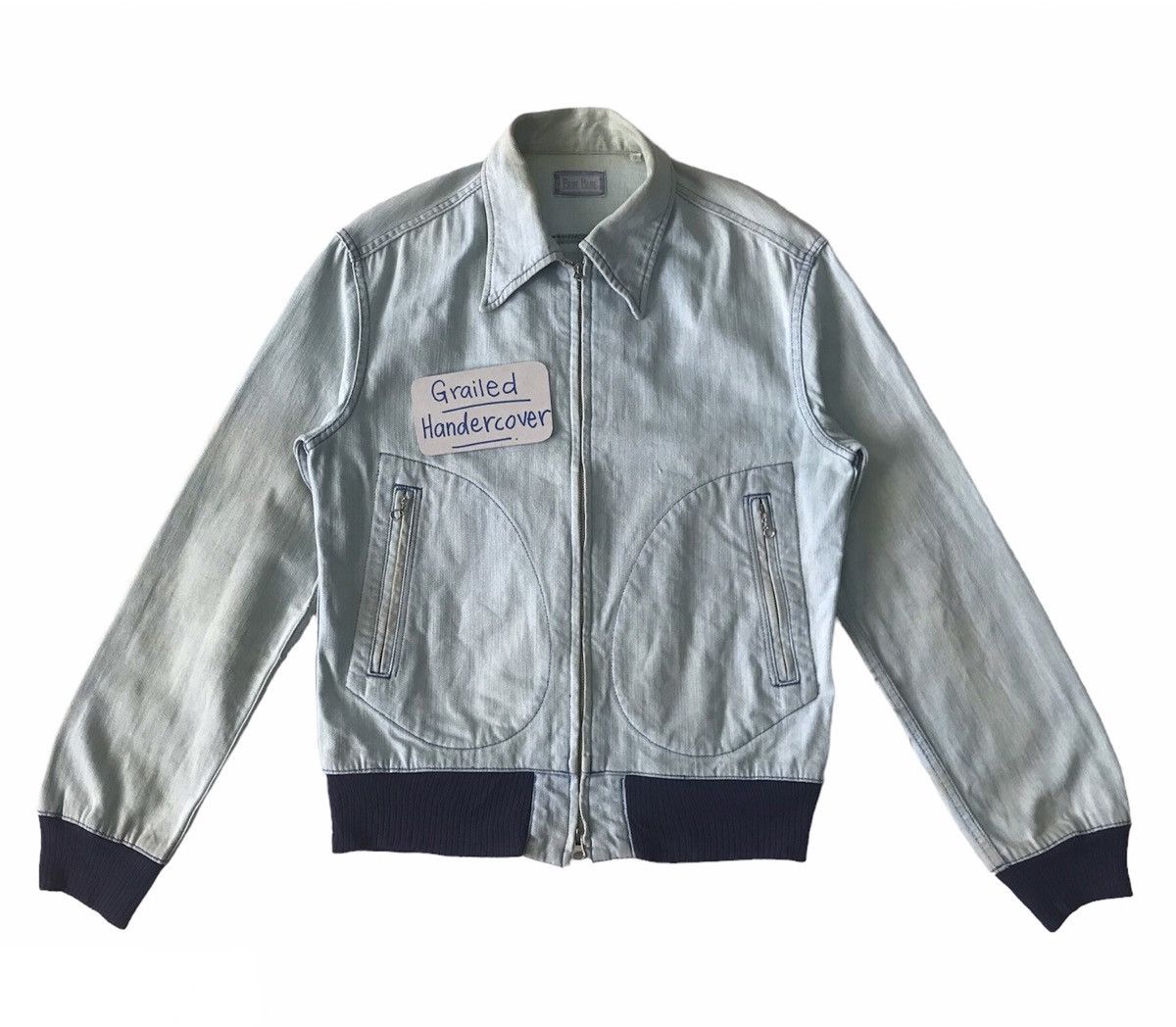 image of Blue Blue Japan VTG Blue Blue Denim Like Jacket, Men's (Size Medium)