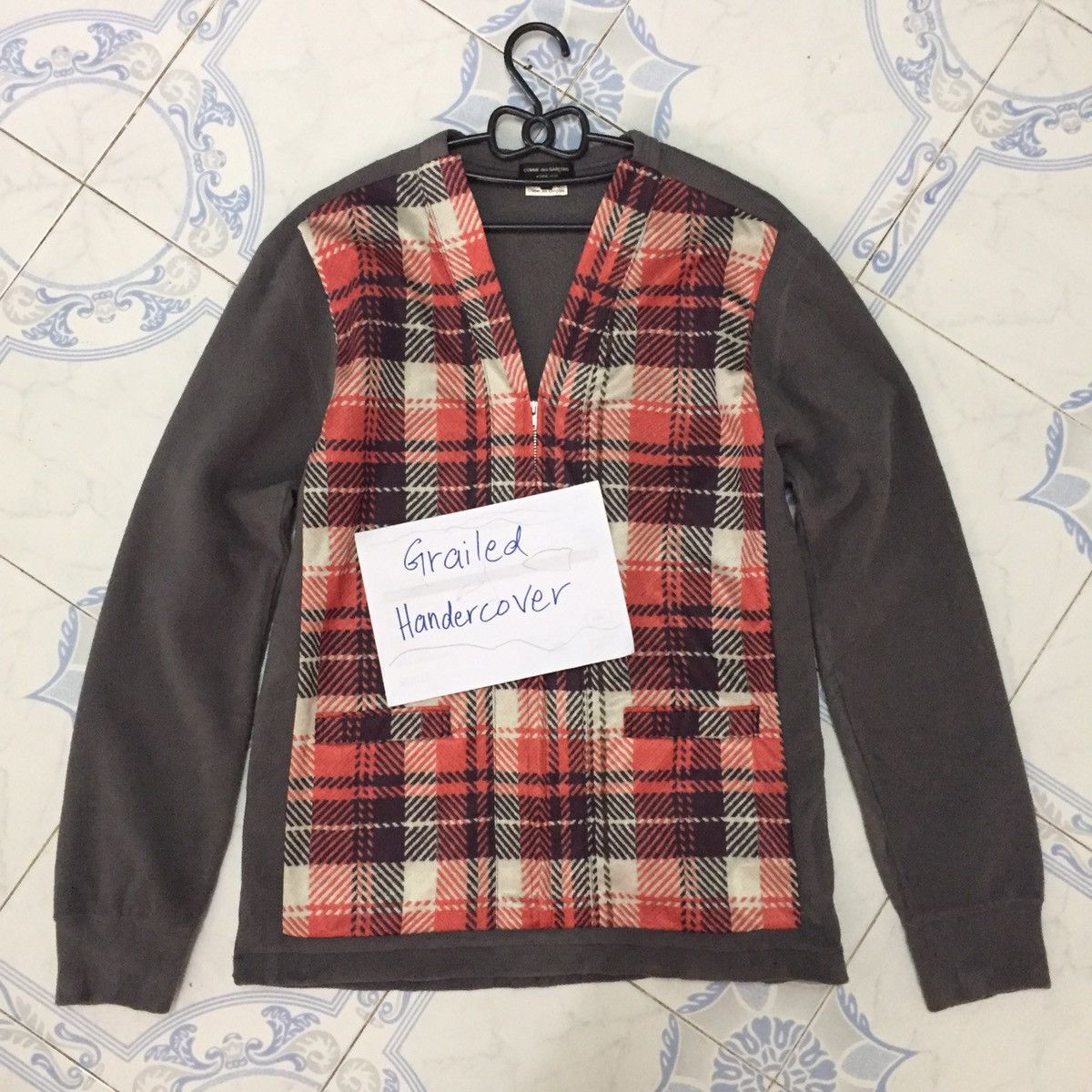 Comme des Garcons Vtg Comme des Garcons Homme Plus Open Zip Front Sweater Size US M / EU 48-50 / 2 - 2 Thumbnail