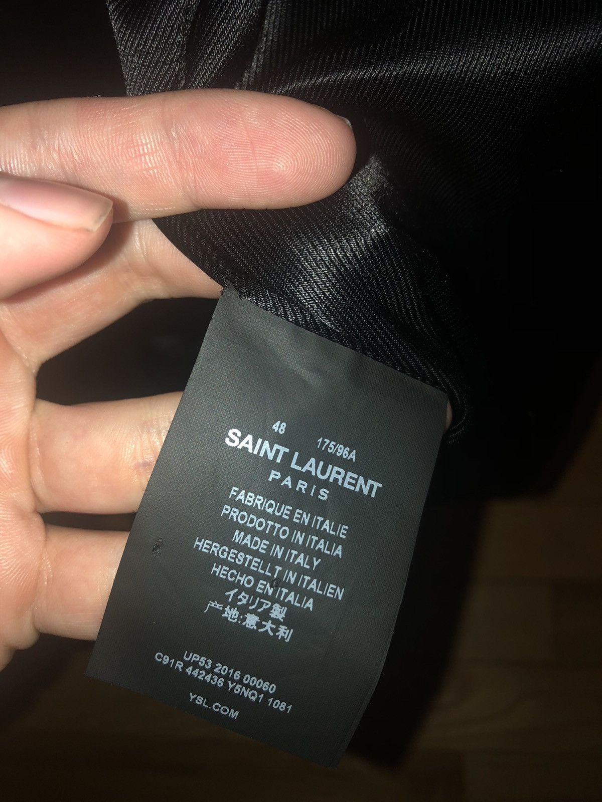 Hedi Slimane × Saint Laurent Paris Saint Laurent x Hedi Slimane Leather Studs Jacket Size US M / EU 48-50 / 2 - 7 Thumbnail