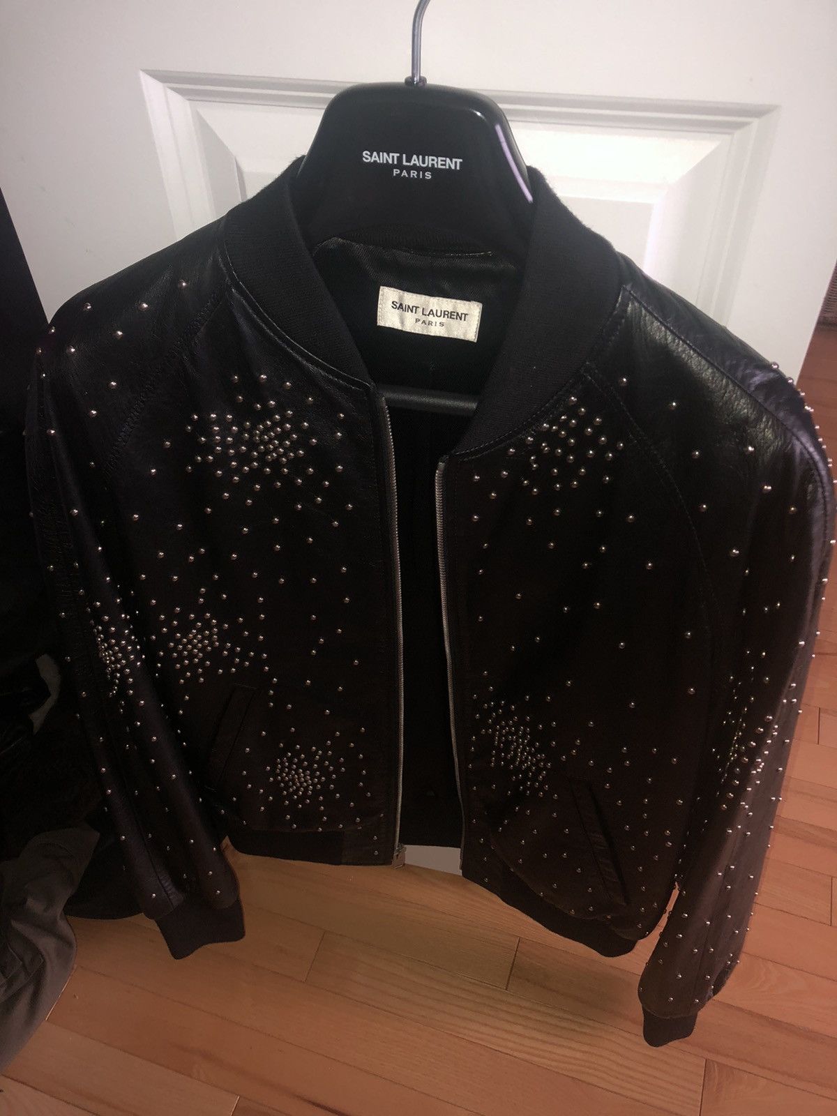 Hedi Slimane × Saint Laurent Paris Saint Laurent x Hedi Slimane Leather Studs Jacket Size US M / EU 48-50 / 2 - 3 Thumbnail