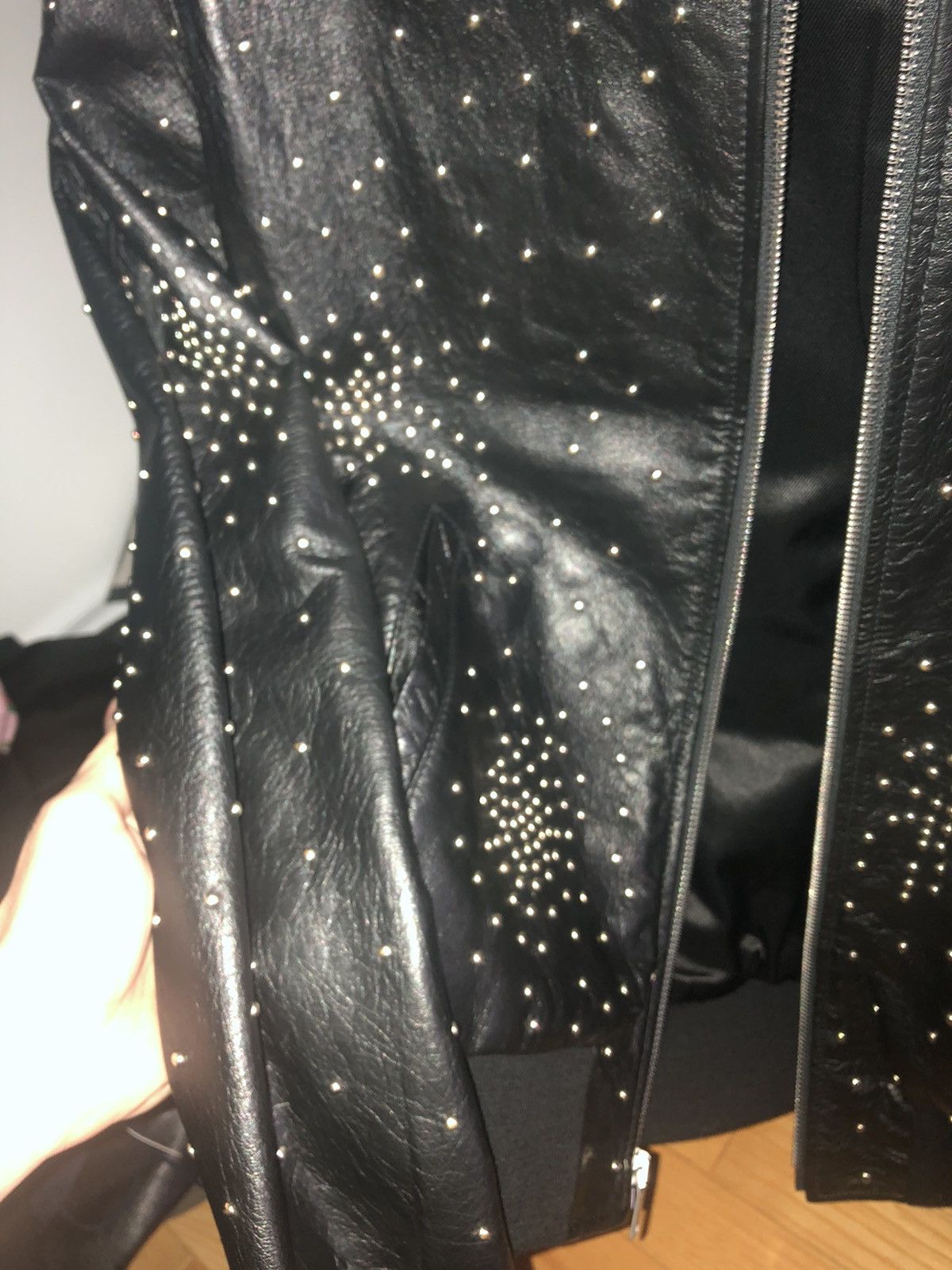 Hedi Slimane × Saint Laurent Paris Saint Laurent x Hedi Slimane Leather Studs Jacket Size US M / EU 48-50 / 2 - 5 Thumbnail