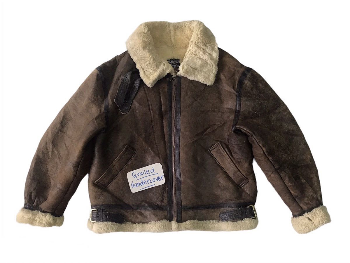 image of Avirex Type B3 Sheepskin Jacket Usaf, Men's (Size Medium)