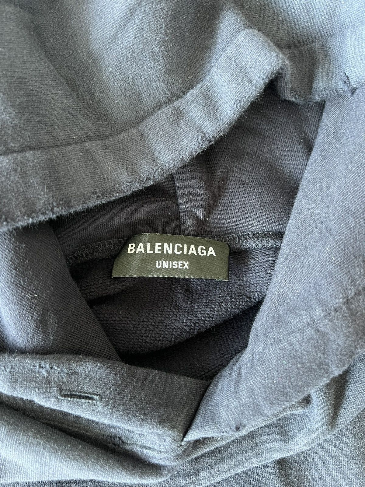 Balenciaga No Comment Hoodie Wide Fit Size US M / EU 48-50 / 2 - 4 Thumbnail