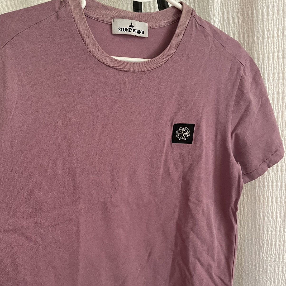 Stone Island Stone Island T-Shirt Patch Program Rare Pink Color Size US L / EU 52-54 / 3 - 3 Thumbnail