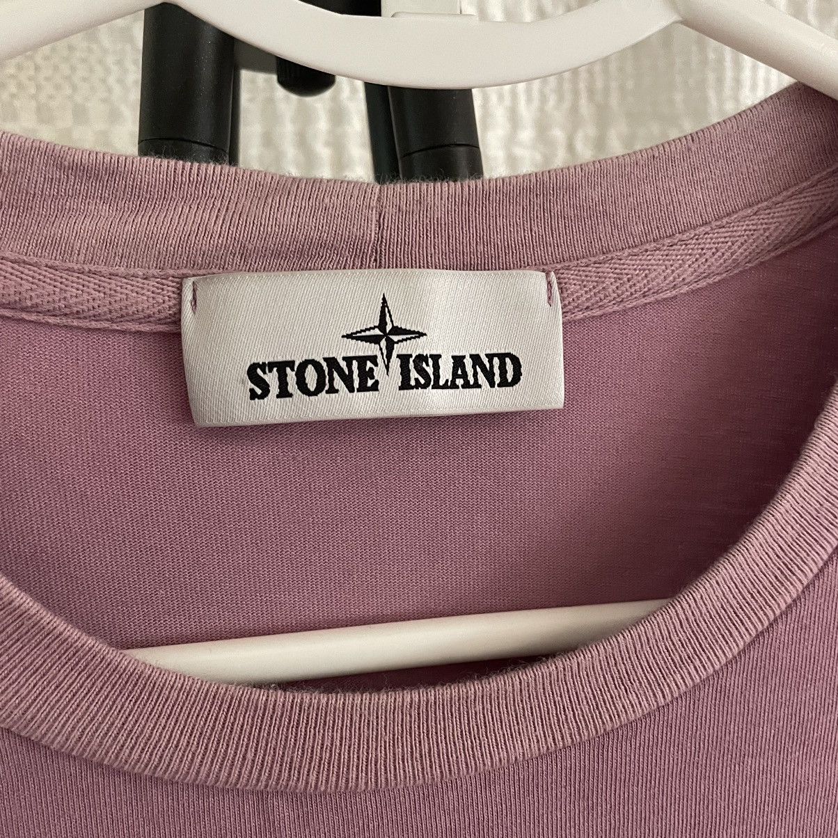 Stone Island Stone Island T-Shirt Patch Program Rare Pink Color Size US L / EU 52-54 / 3 - 5 Thumbnail