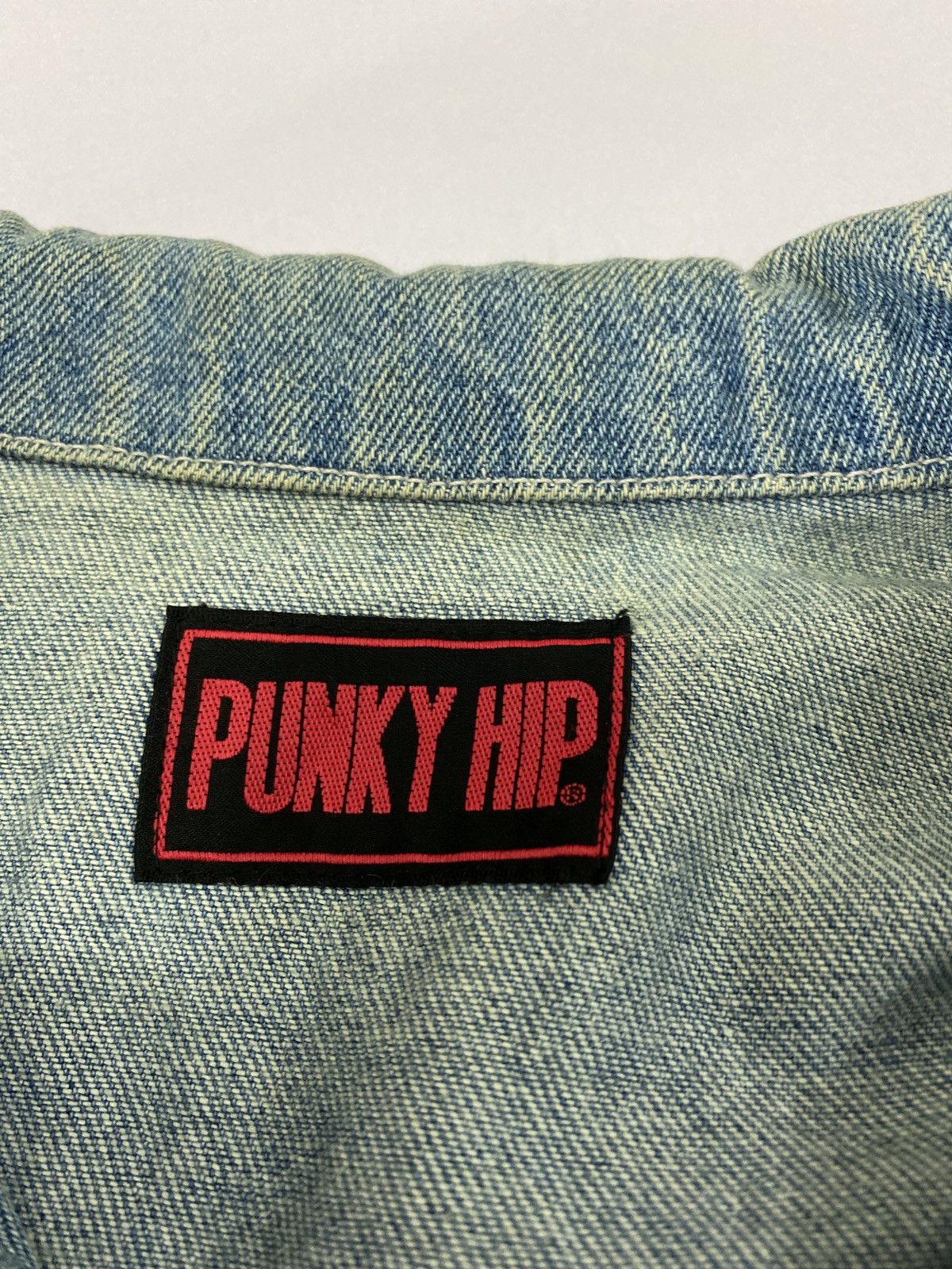 Japanese Brand × Vintage Vintage Punky Hip Denim Jacket Size US M / EU 48-50 / 2 - 16 Thumbnail
