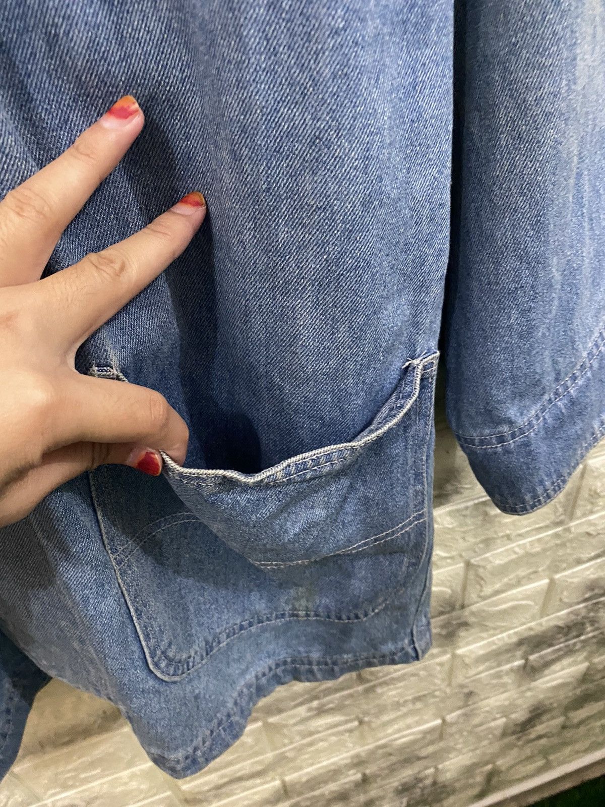 Japanese Brand × Vintage Vintage Punky Hip Denim Jacket Size US M / EU 48-50 / 2 - 9 Thumbnail