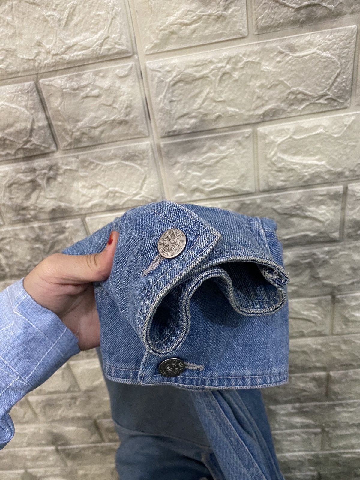 Japanese Brand × Vintage Vintage Punky Hip Denim Jacket Size US M / EU 48-50 / 2 - 13 Thumbnail