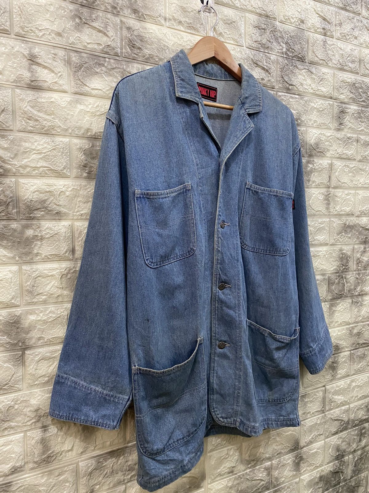 Japanese Brand × Vintage Vintage Punky Hip Denim Jacket Size US M / EU 48-50 / 2 - 4 Thumbnail