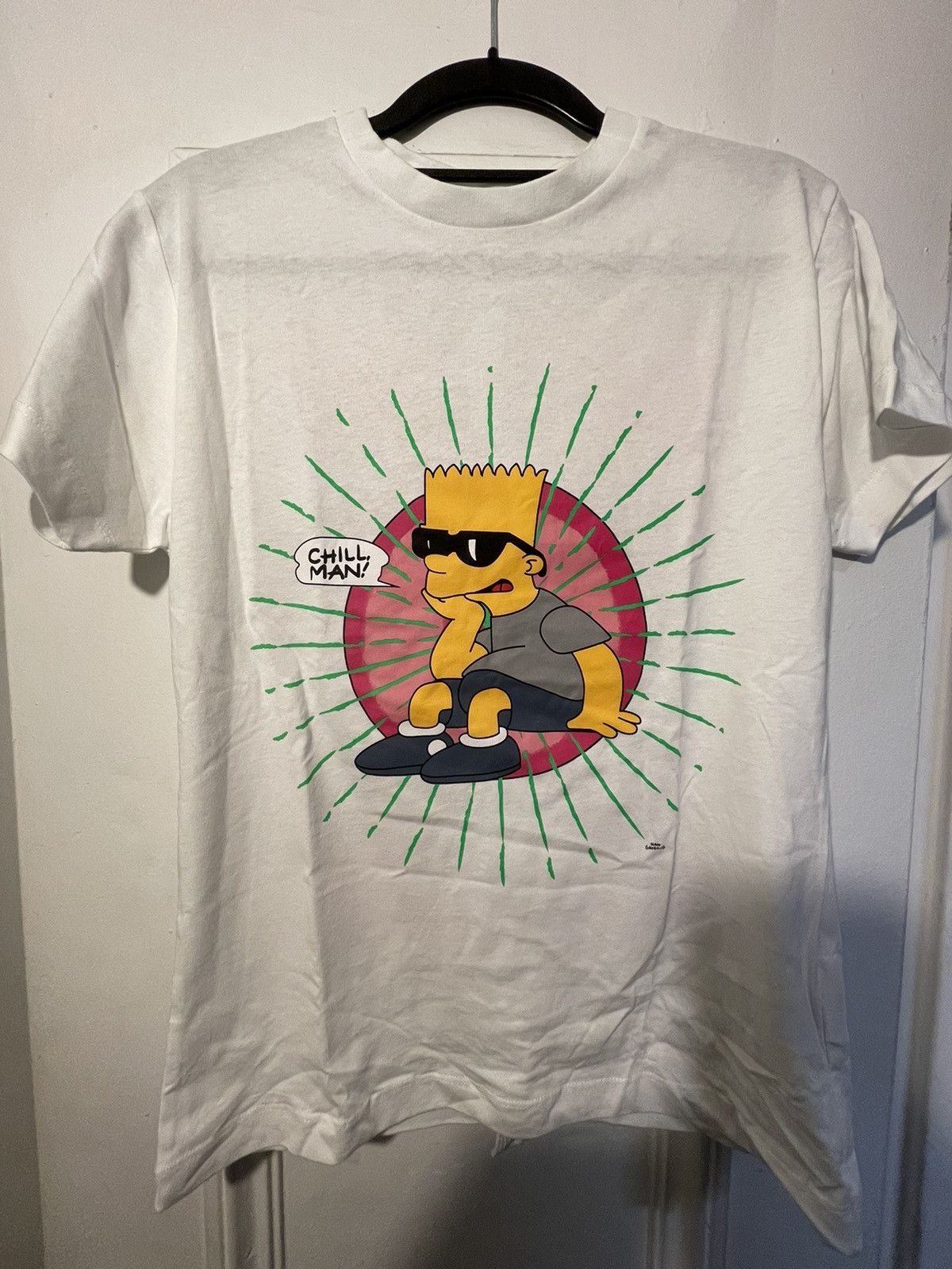 Off White The Simpsons Off White Bart Glasses Tee Grailed