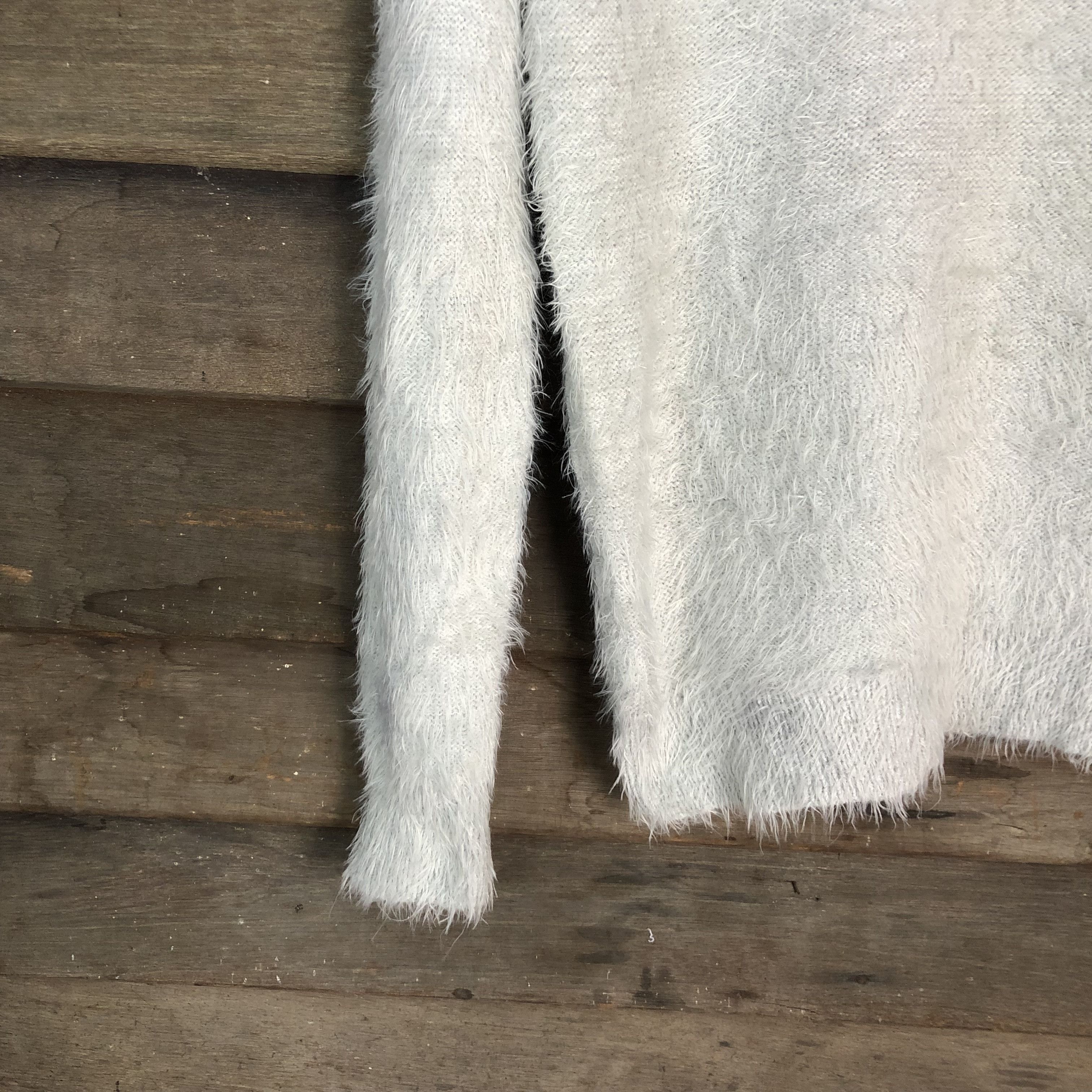 Japanese Brand Grove Shag Shaggy Fur Mohair Knitwear #6708 Size US S / EU 44-46 / 1 - 4 Thumbnail