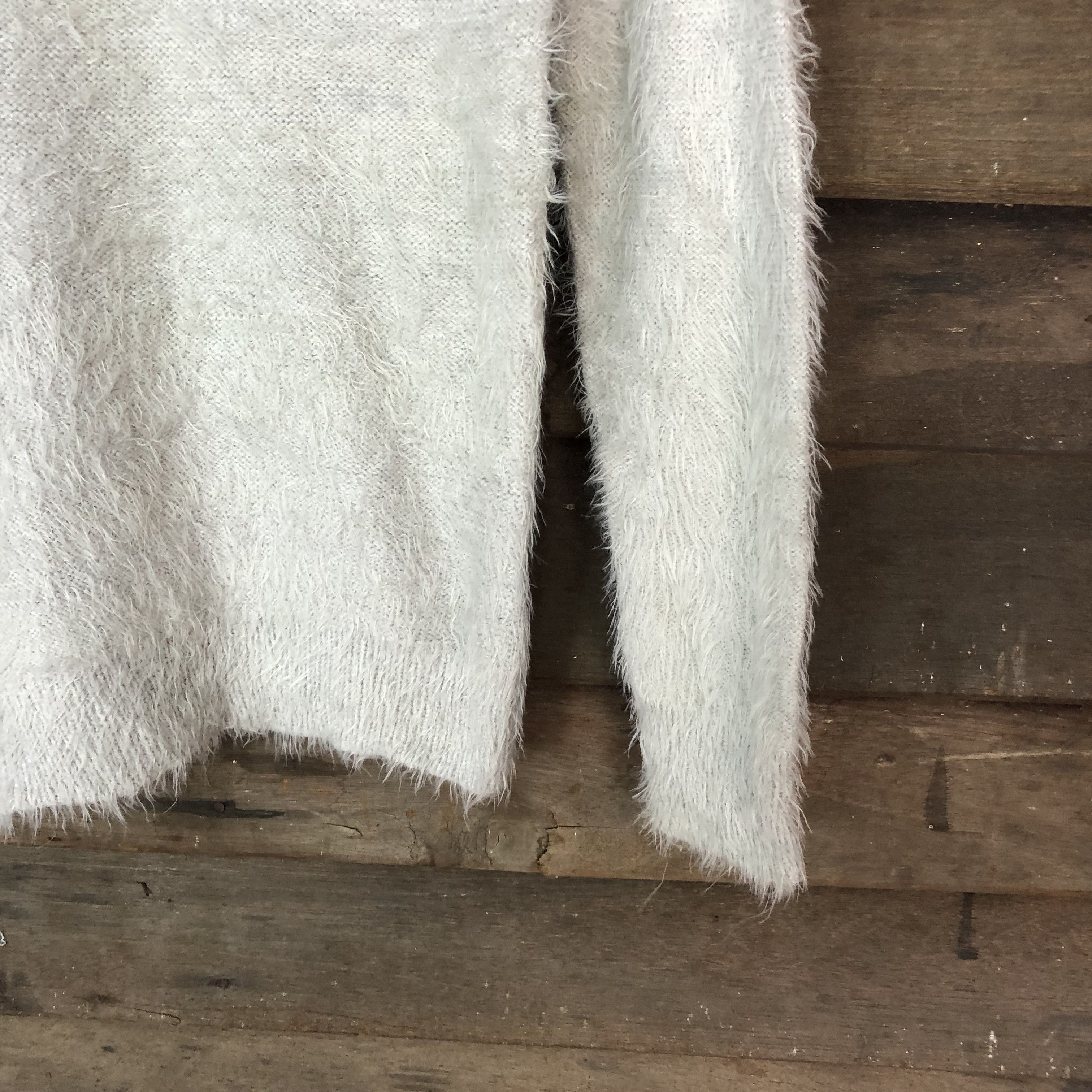 Japanese Brand Grove Shag Shaggy Fur Mohair Knitwear #6708 Size US S / EU 44-46 / 1 - 5 Thumbnail