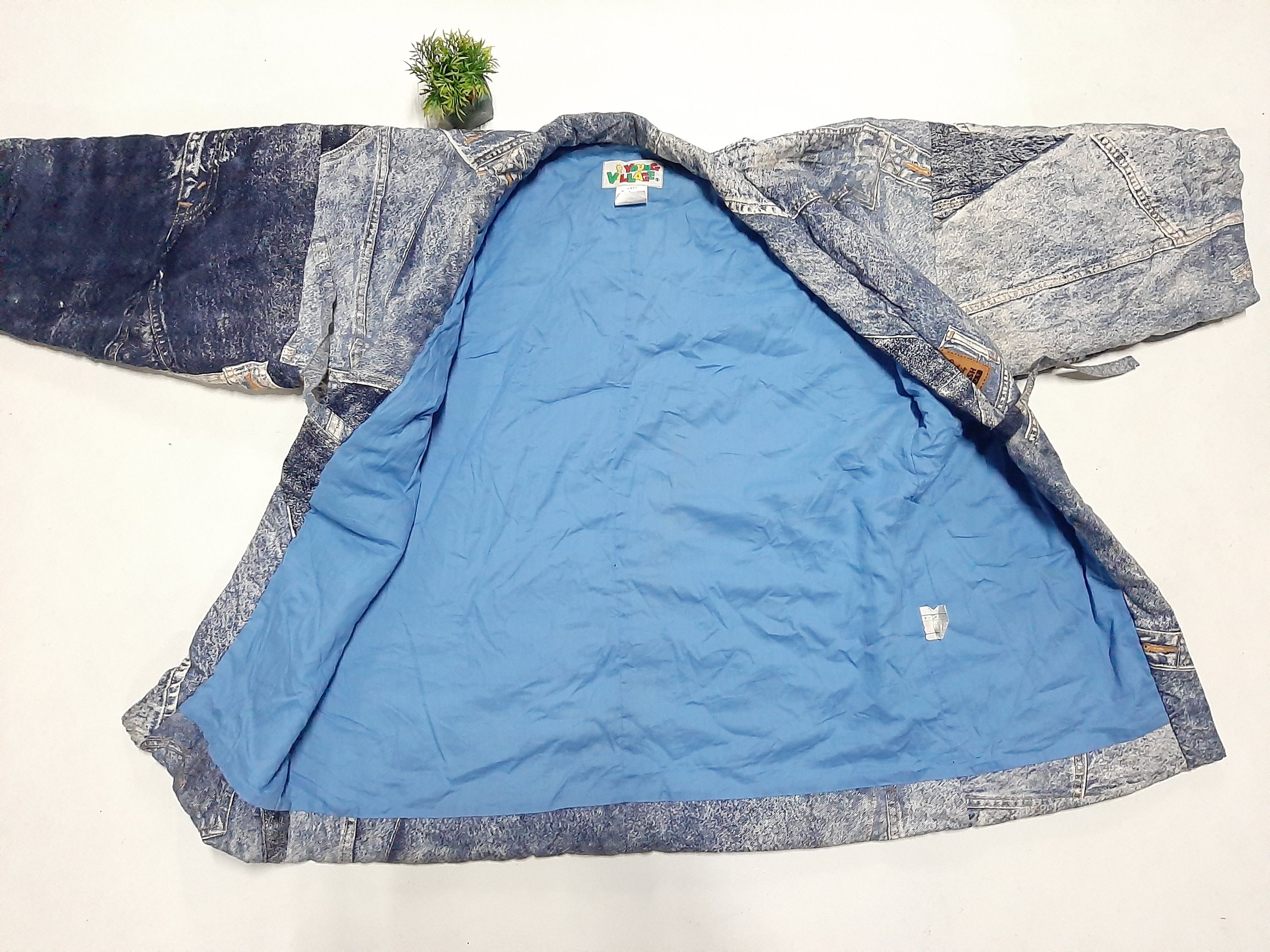 Japanese Brand RARE🔥vtg young village kimono thick all over PRINT Size US XL / EU 56 / 4 - 10 Thumbnail