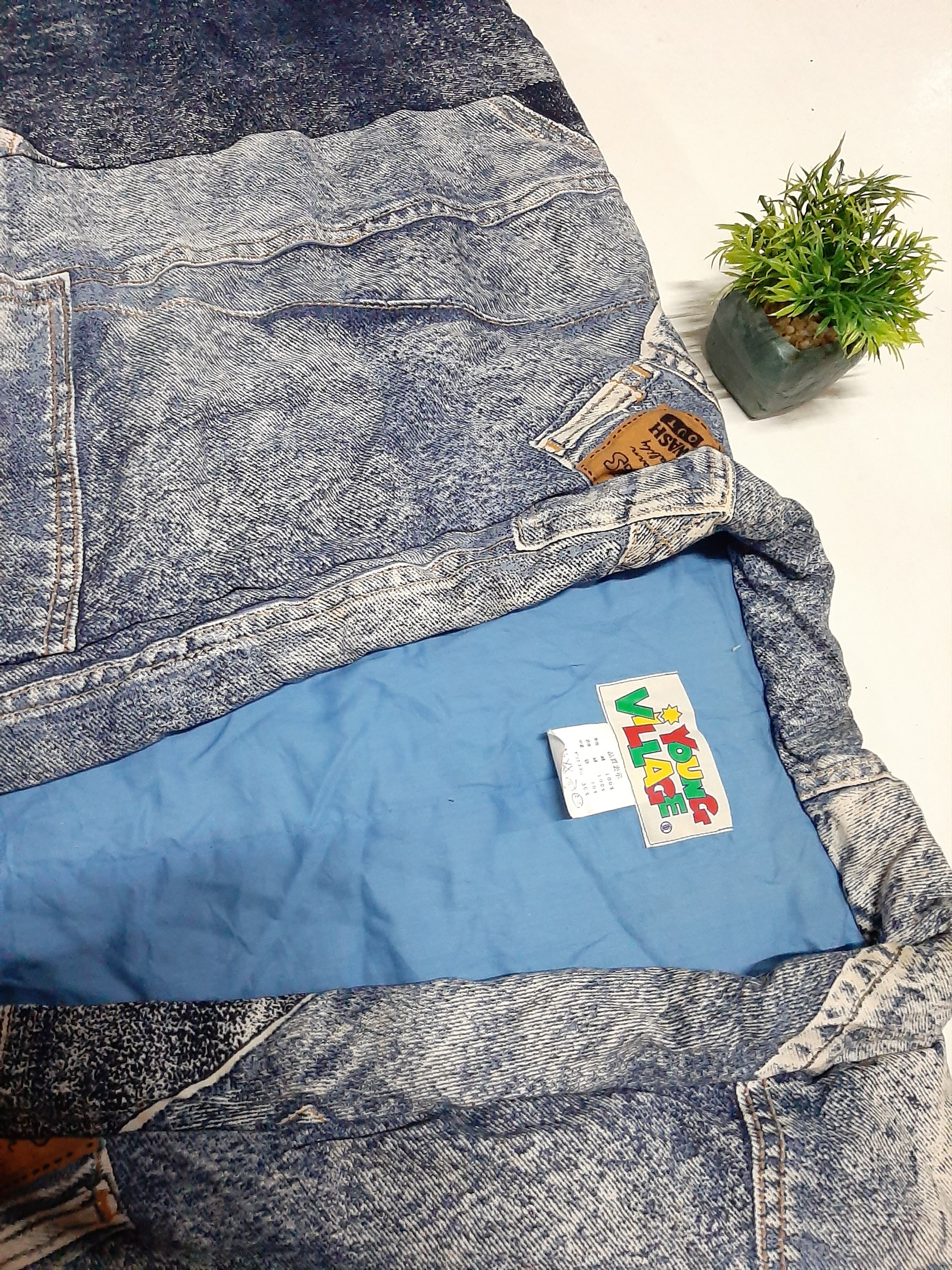 Japanese Brand RARE🔥vtg young village kimono thick all over PRINT Size US XL / EU 56 / 4 - 5 Thumbnail