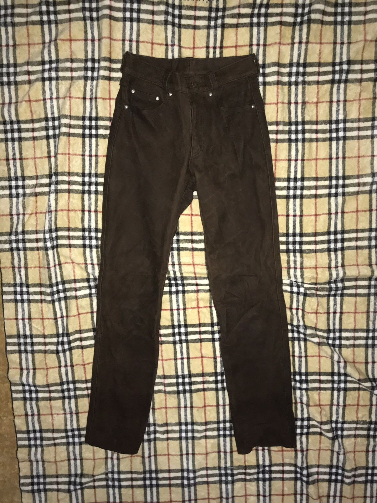 Leather × Schott × Vintage 🔥RARE🔥Vintage schott leather pant Size US 30 / EU 46 - 9 Thumbnail