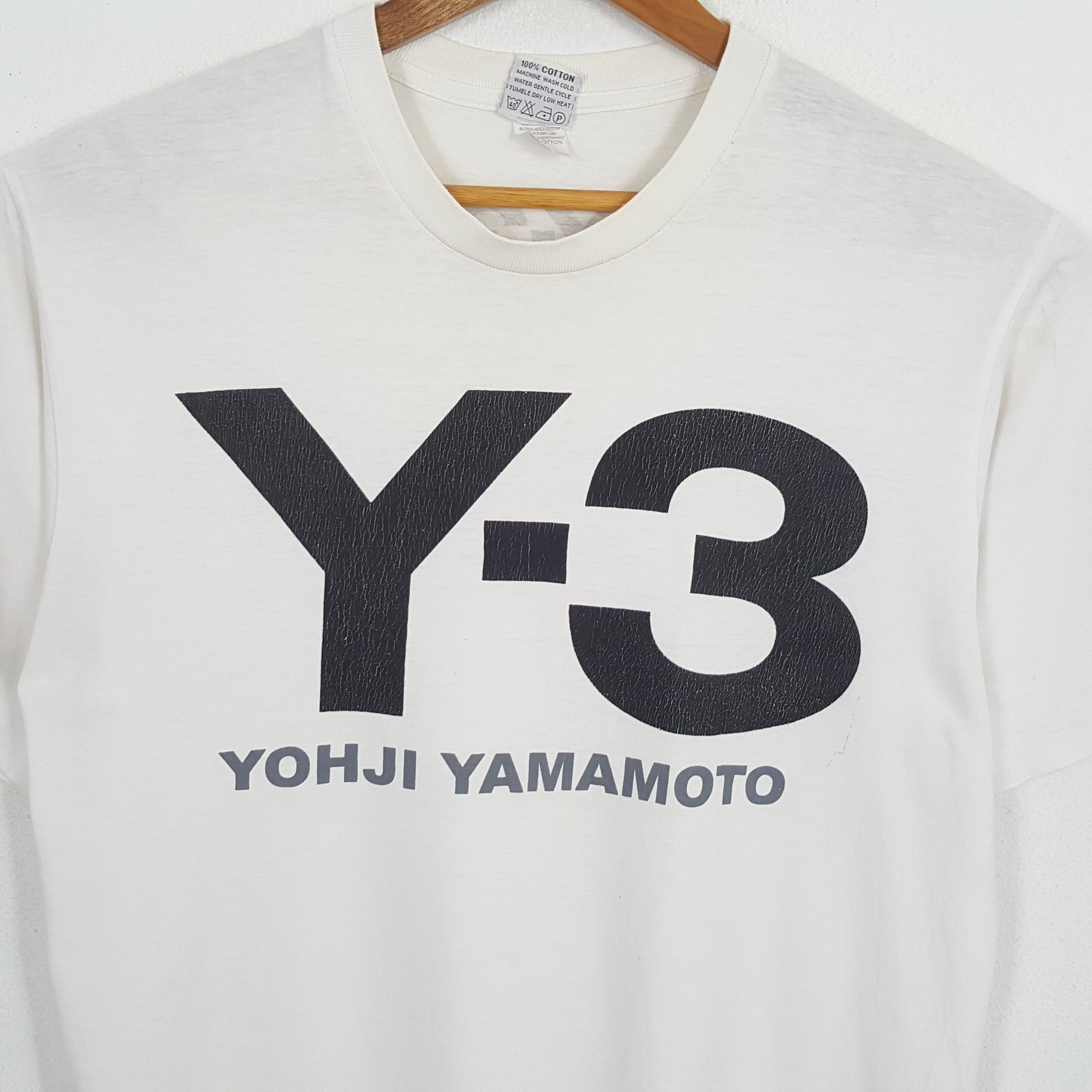 Japanese Brand × Vintage × Yohji Yamamoto Vintage Y-3 YOHJI YAMAMOTO Japanese Designer Style T-Shirt Size US L / EU 52-54 / 3 - 2 Thumbnail