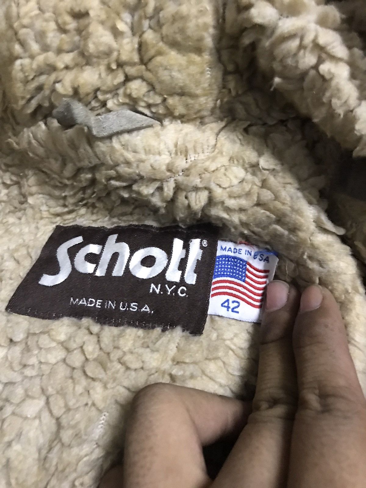 Schott × Vintage 🔥best offer🔥Schott nyc suede zipper jacket with hoodie Size US L / EU 52-54 / 3 - 8 Thumbnail