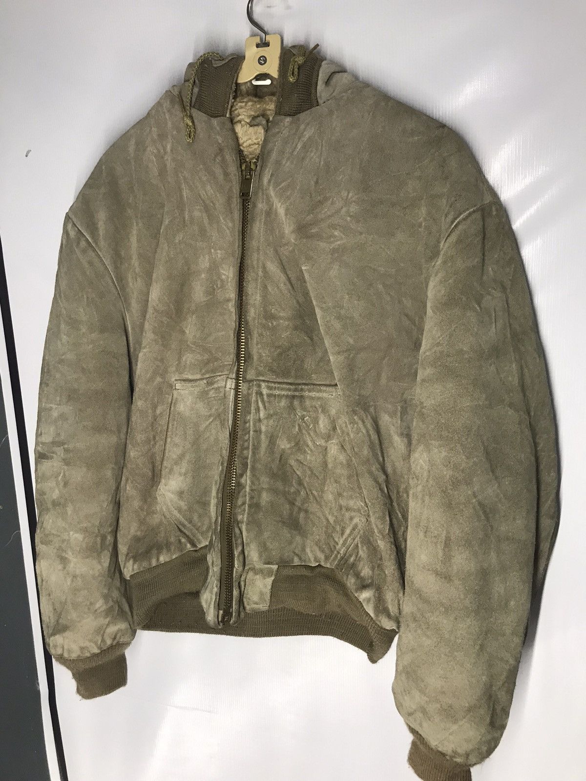 Schott × Vintage 🔥best offer🔥Schott nyc suede zipper jacket with hoodie Size US L / EU 52-54 / 3 - 9 Thumbnail