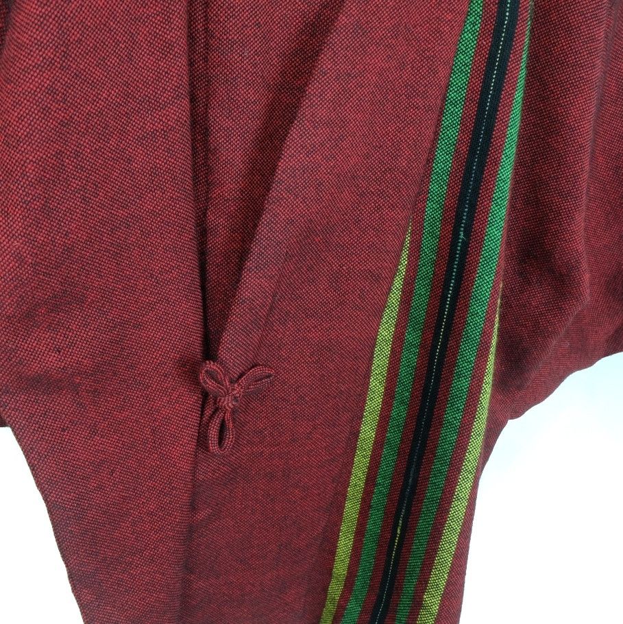 Japanese Brand JAPAN Vintage Classic Nice Design Tailoring Red Kimono Size US M / EU 48-50 / 2 - 3 Thumbnail